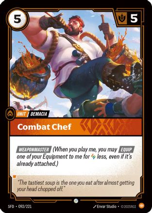 Combat Chef (092/221) [Spiritforged] Foil - Deck Out Gaming