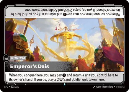 Emperor's Dais (207/221) [Spiritforged] Foil - Deck Out Gaming