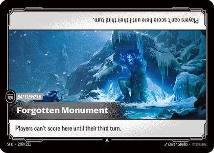 Forgotten Monument (209/221) [Spiritforged] Foil - Deck Out Gaming