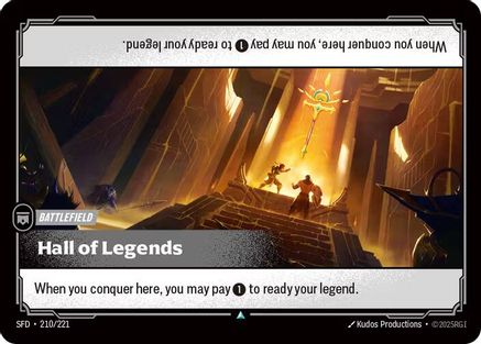 Hall of Legends (210/221) [Spiritforged] Foil - Deck Out Gaming