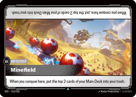 Minefield (212/221) [Spiritforged] Foil - Deck Out Gaming