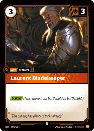 Laurent Bladekeeper (096/221) [Spiritforged] Foil - Deck Out Gaming