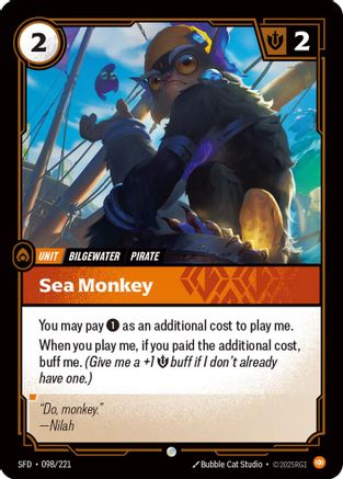 Sea Monkey (098/221) [Spiritforged] Foil - Deck Out Gaming