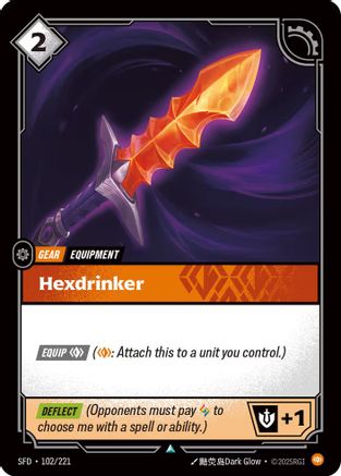 Hexdrinker (102/221) [Spiritforged] Foil - Deck Out Gaming