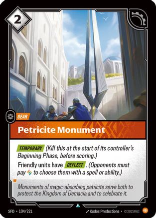 Petricite Monument (104/221) [Spiritforged] Foil - Deck Out Gaming