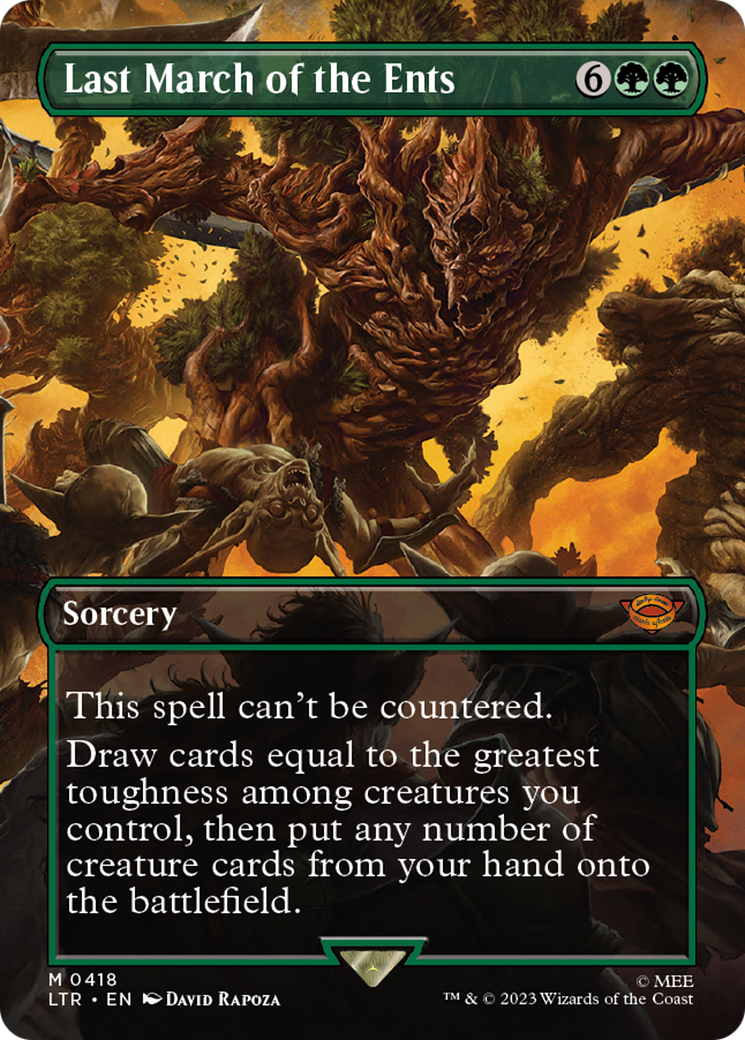 Last March of the Ents (418) [The Lord of the Rings: Tales of Middle-earth] foil - Deck Out Gaming