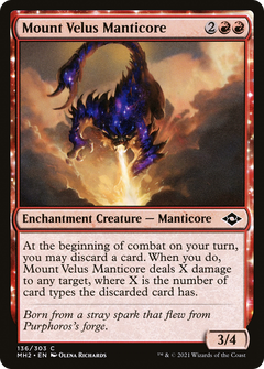 Mount Velus Manticore (136) [Modern Horizons 2] foil - Deck Out Gaming