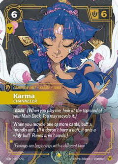 Karma - Channeler (Overnumbered) (237/221) [Spiritforged] Foil - Deck Out Gaming