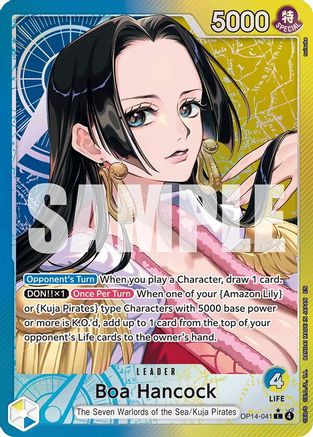 Boa Hancock - OP14-041 (Alternate Art) (OP14-041) [The Azure Sea's Seven] Foil - Deck Out Gaming