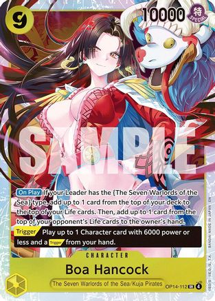 Boa Hancock - OP14-112 (OP14-112) [The Azure Sea's Seven] Foil