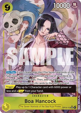 Boa Hancock - OP14-112 (Alternate Art) (OP14-112) [The Azure Sea's Seven] Foil - Deck Out Gaming