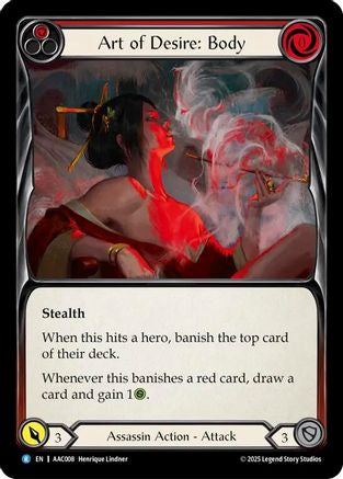 Art of Desire: Body (AAC008) [Armory Deck: Arakni] - Deck Out Gaming
