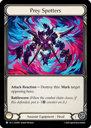 Prey Spotters (AAC004) [Armory Deck: Arakni] Rainbow Foil - Deck Out Gaming