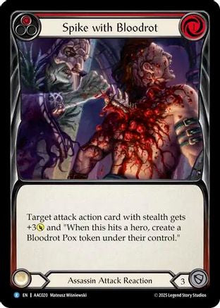 Spike with Bloodrot (AAC020) [Armory Deck: Arakni] - Deck Out Gaming