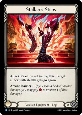 Stalker's Steps (AAC007) [Armory Deck: Arakni] Rainbow Foil - Deck Out Gaming