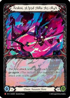 Arakni, 5L!p3d 7hRu 7h3 cR4X (Extended Art) (AAC001) [Armory Deck: Arakni] - Deck Out Gaming