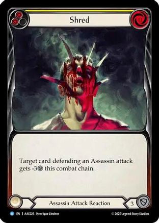 Shred (Yellow) (AAC023) [Armory Deck: Arakni] - Deck Out Gaming