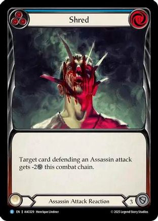 Shred (Blue) (AAC029) [Armory Deck: Arakni] - Deck Out Gaming