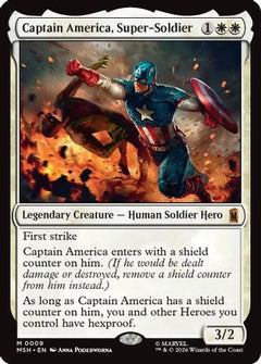 Captain America, Super-Soldier (9) [Marvel Super Heroes] foil - Deck Out Gaming