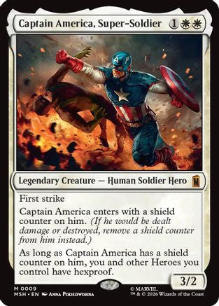 Captain America, Super-Soldier (9) [Marvel Super Heroes] - Deck Out Gaming