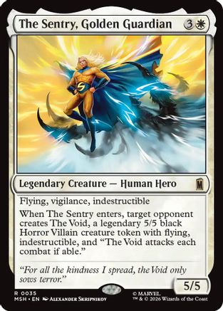 The Sentry, Golden Guardian (35) [Marvel Super Heroes] foil - Deck Out Gaming