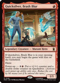 Quicksilver, Brash Blur (148) [Marvel Super Heroes] - Deck Out Gaming