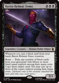 Baron Helmut Zemo (87) [Marvel Super Heroes] foil - Deck Out Gaming