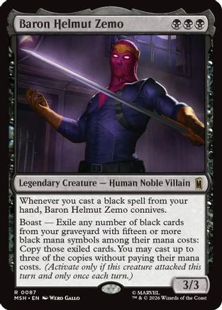 Baron Helmut Zemo (87) [Marvel Super Heroes] - Deck Out Gaming