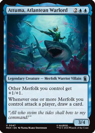 Attuma, Atlantean Warlord (47) [Marvel Super Heroes] - Deck Out Gaming