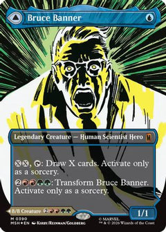 Bruce Banner (Borderless) (390) [Marvel Super Heroes] foil - Deck Out Gaming