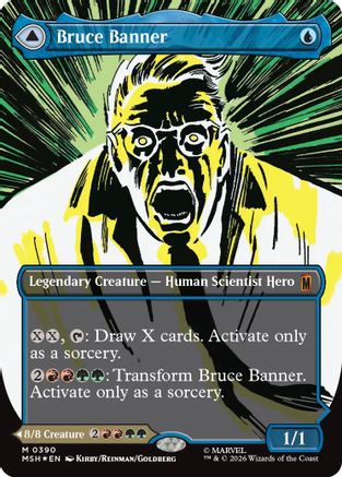 Bruce Banner (Borderless) (390) [Marvel Super Heroes] foil - Deck Out Gaming