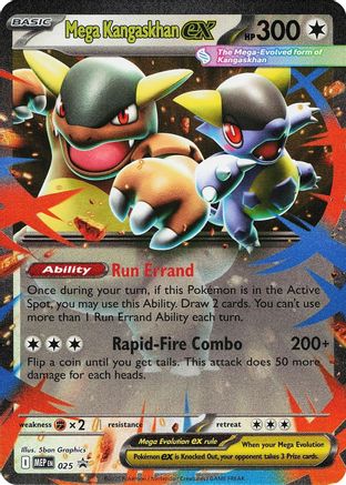 Mega Kangaskhan ex - 025 (25) [ME: Mega Evolution Promo] Holofoil-1