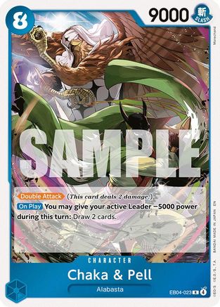 Chaka & Pell - EB04-023 (EB04-023) [The Azure Sea's Seven] Foil - Deck Out Gaming