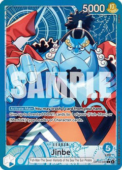 Jinbe - OP14-040 (Alternate Art) (OP14-040) [The Azure Sea's Seven] Foil - Deck Out Gaming