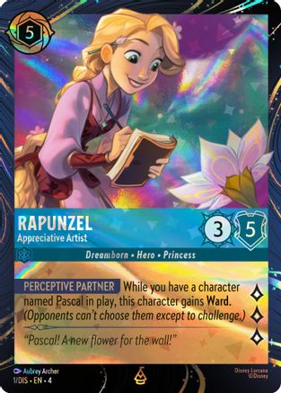 Rapunzel - Appreciative Artist (1) [Disney Lorcana Promo Cards] Holofoil - Deck Out Gaming