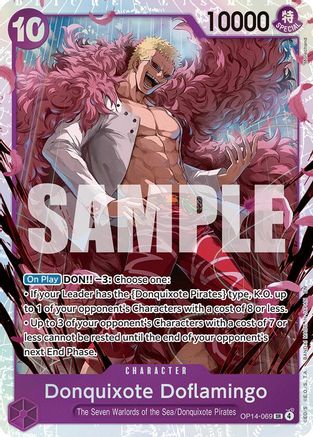 Donquixote Doflamingo - OP14-069 (OP14-069) [The Azure Sea's Seven] Foil - Deck Out Gaming
