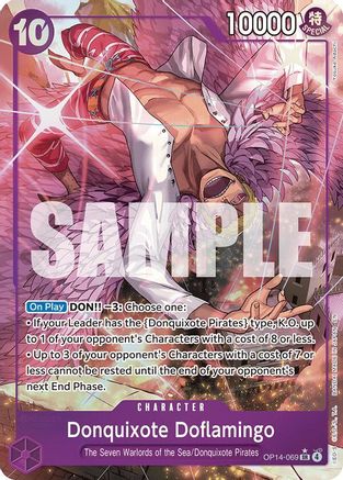 Donquixote Doflamingo - OP14-069 (Alternate Art) (OP14-069) [The Azure Sea's Seven] Foil-1