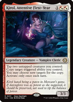 Kirol, Attentive First-Year (231) [Lorwyn Eclipsed] foil - Deck Out Gaming