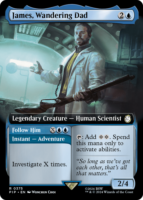 James, Wandering Dad (Extended Art) (375) [Fallout] - Deck Out Gaming