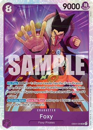 Foxy (EB04-036) [The Azure Sea's Seven] Foil