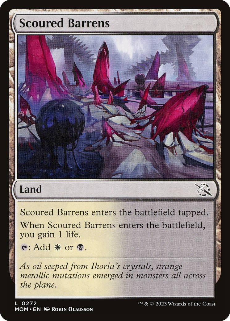 Scoured Barrens (272) [March of the Machine] foil - Deck Out Gaming