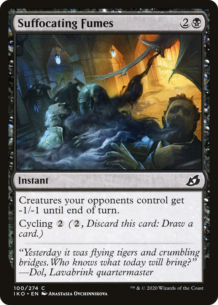 Suffocating Fumes (100) [Ikoria: Lair of Behemoths] foil - Deck Out Gaming