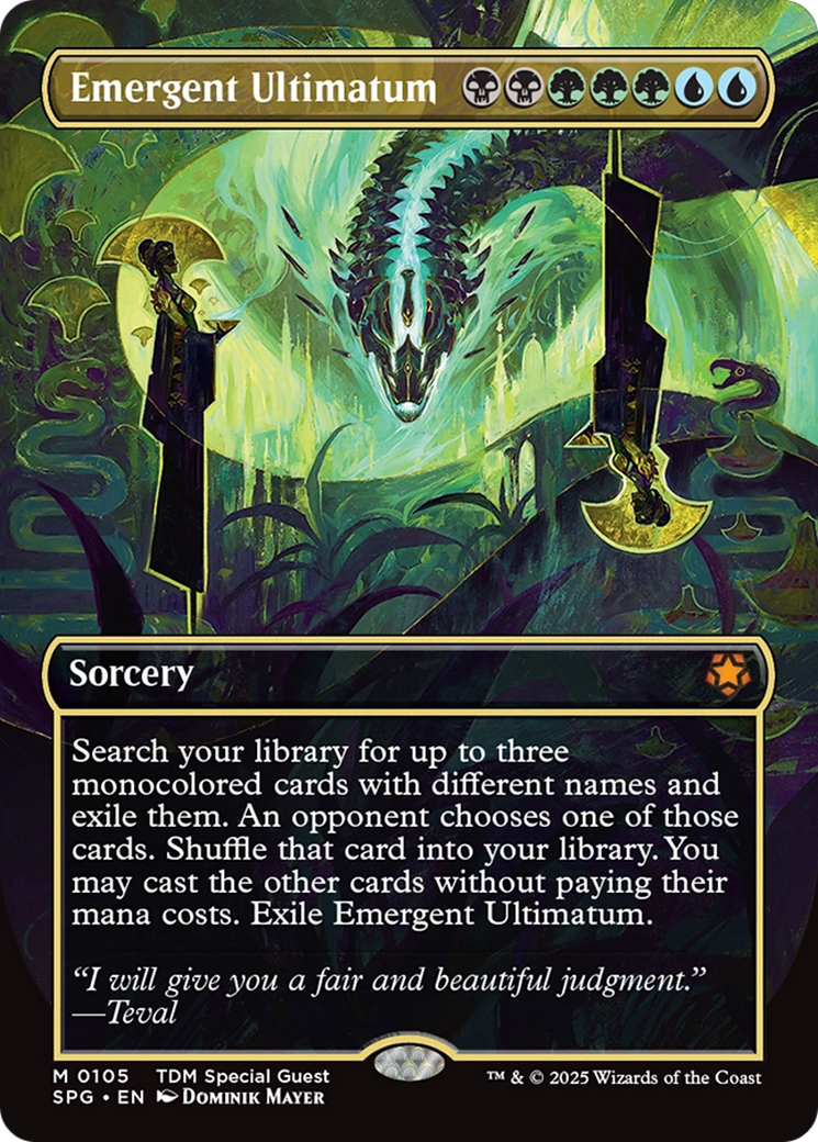 Emergent Ultimatum (Borderless) (105) [Special Guests] foil - Deck Out Gaming