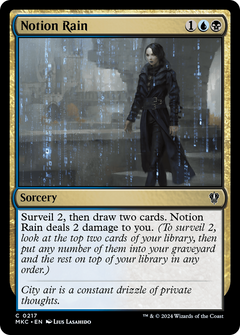 Notion Rain (217) [Murders at Karlov Manor Commander] - Deck Out Gaming