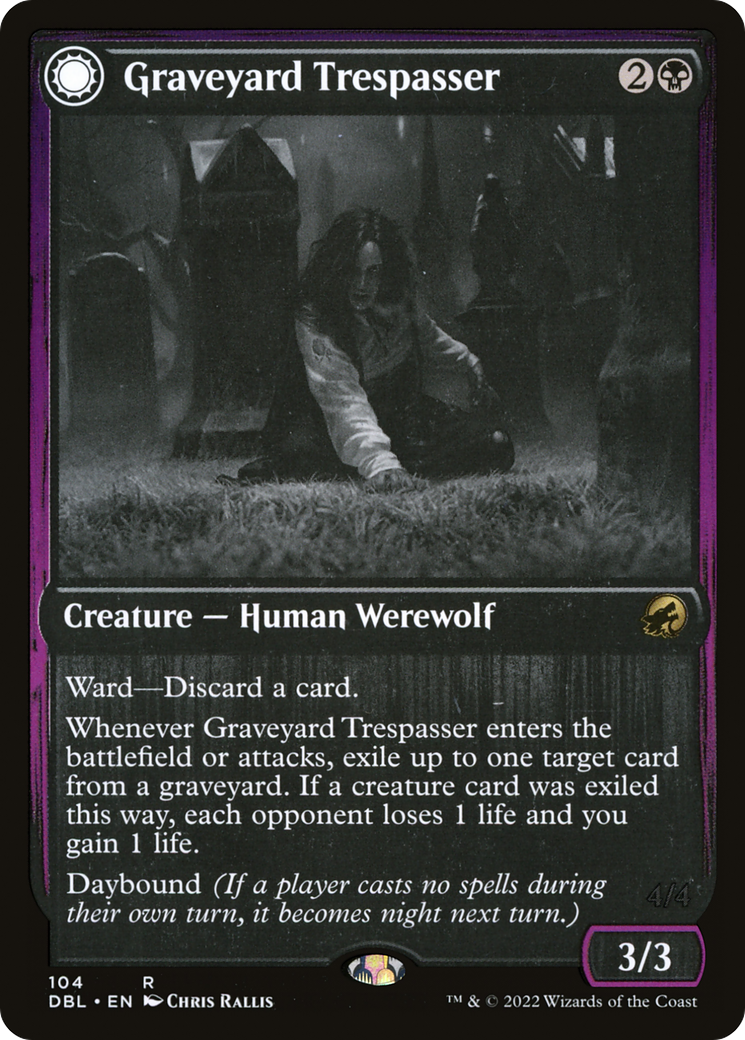 Graveyard Trespasser (104) [Innistrad: Double Feature] foil - Deck Out Gaming
