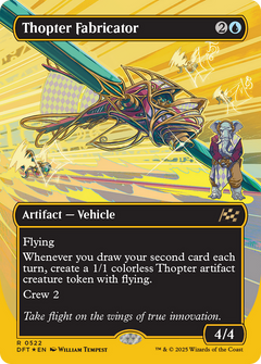 Thopter Fabricator (Borderless) (First-Place Foil) (522) [Aetherdrift] foil - Deck Out Gaming