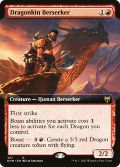 Dragonkin Berserker (357) [Kaldheim] foil - Deck Out Gaming