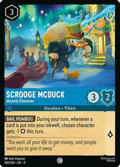 Scrooge McDuck - Miserly Ebenezer (160/204) [Winterspell] - Deck Out Gaming