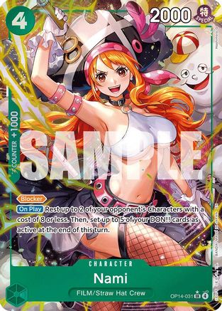 Nami (Alternate Art) (OP14-031) [The Azure Sea's Seven] Foil-1
