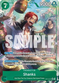 Shanks (Alternate Art) (OP14-027) [The Azure Sea's Seven] Foil-1